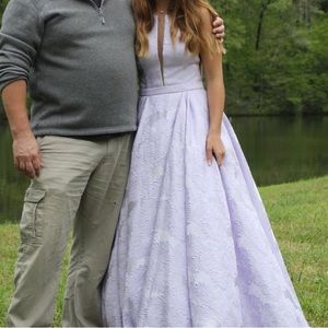 Lavender prom dress. Sherri hill.
